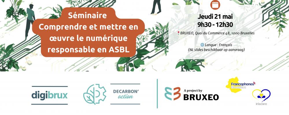 Séminaire – Comprendre et mettre en œuvre le numérique responsable en ASBL